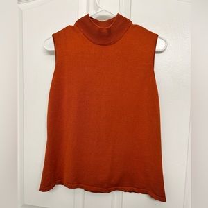 Neiman Marcus mockneck tank top